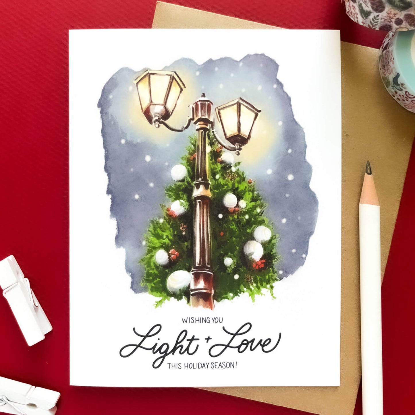 Light and Love Holiday Card - Case of 6