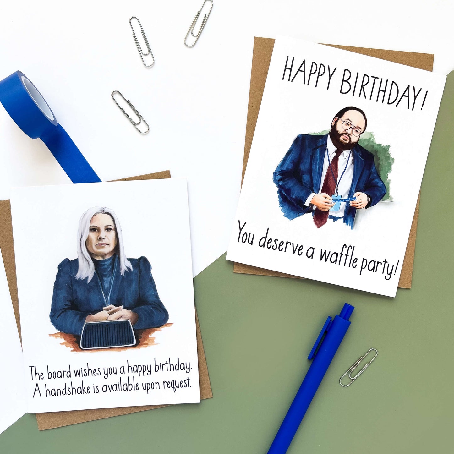 Waffle Party Severance | Birthday Card - Case of 6