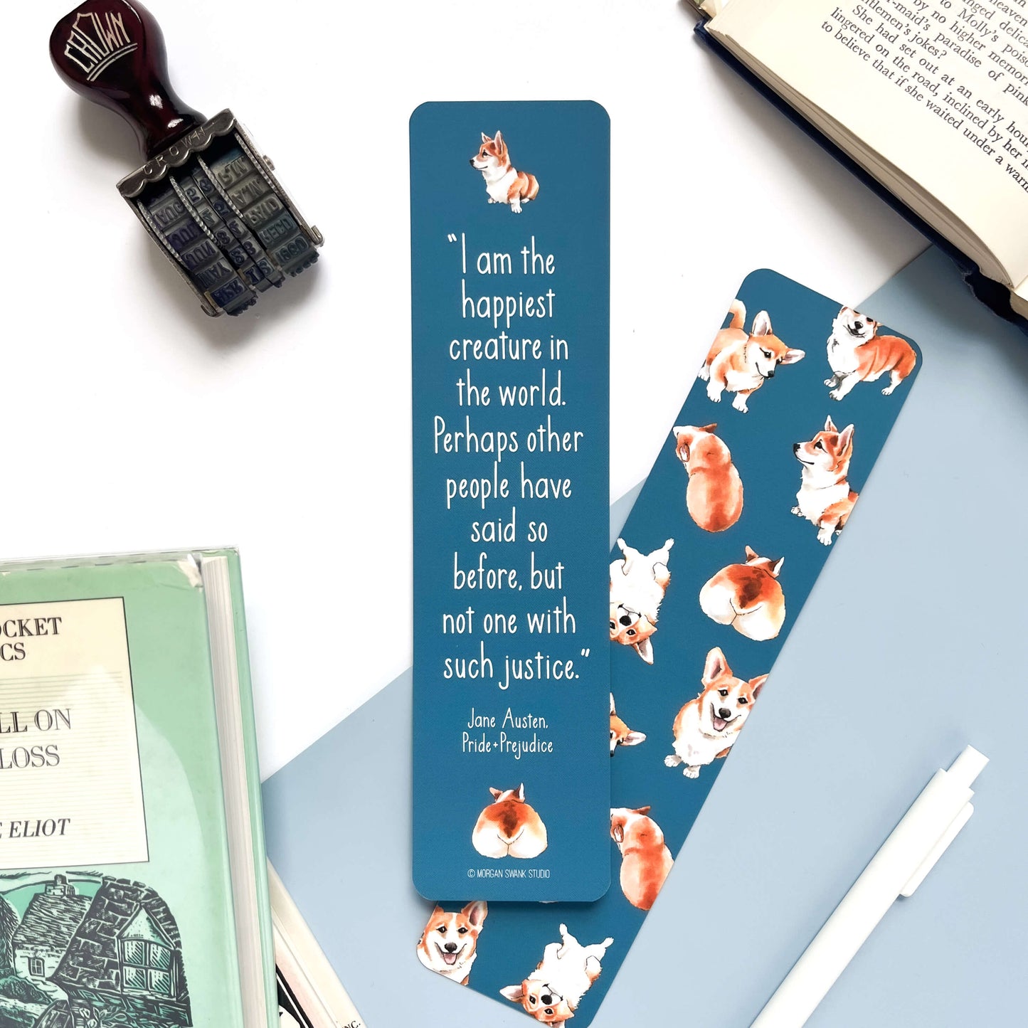 Corgi Bookmark - Case of 6