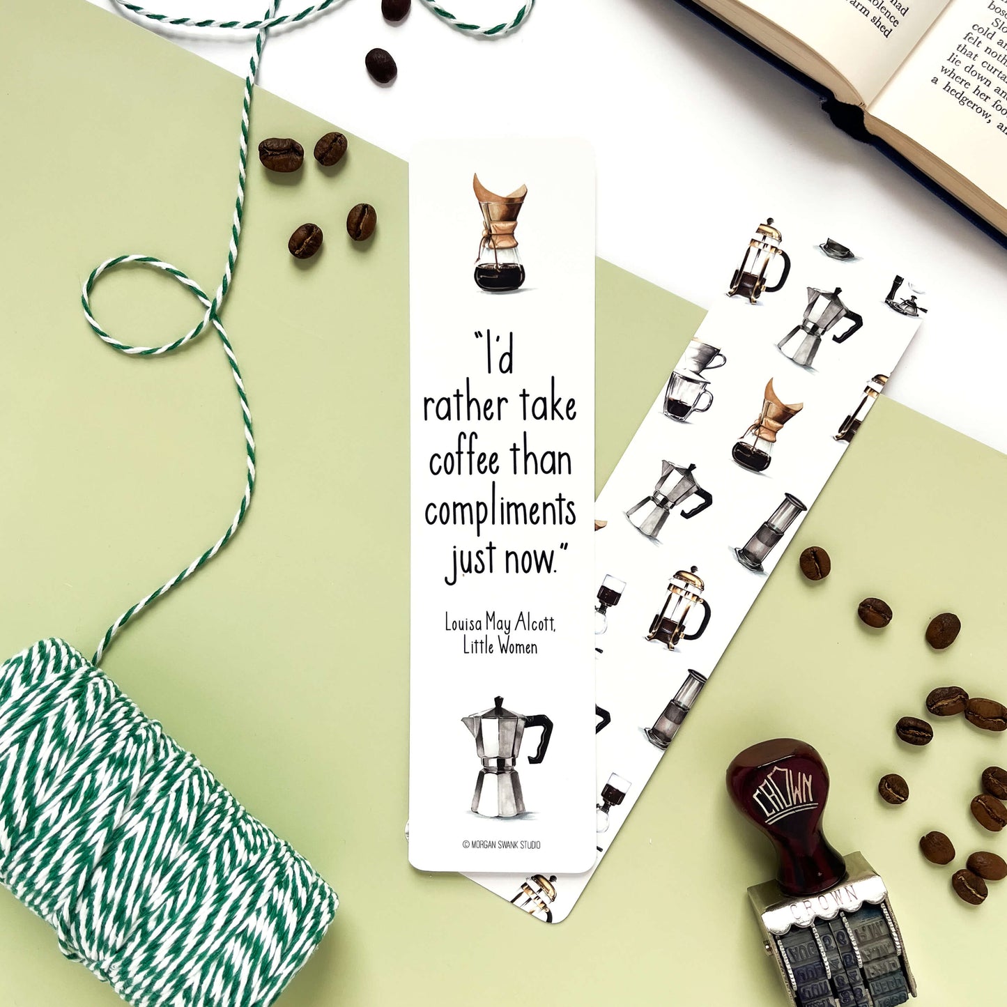 Coffee Bookmark - Case of 6