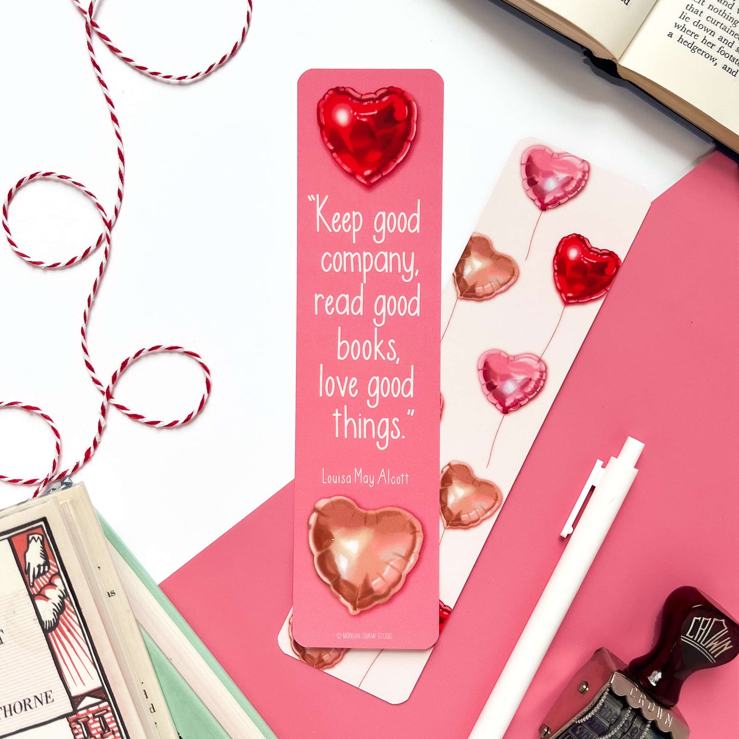 Balloon Hearts Bookmark - Case of 6