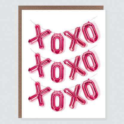 Balloon XOXO Card - Case of 6