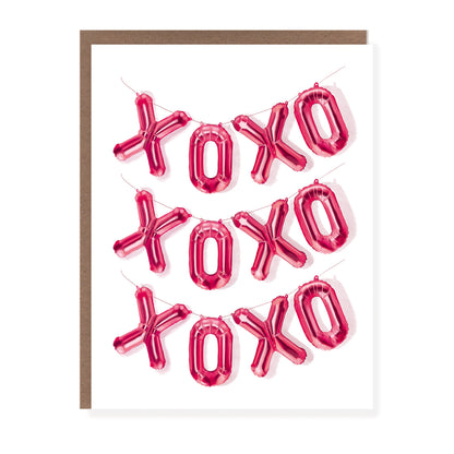 Balloon XOXO Card - Case of 6