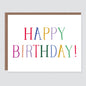 Happy Birthday Multi Block Card - Case of 6