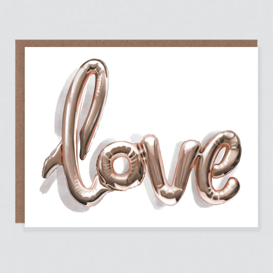 Balloon Love Card - Case of 6