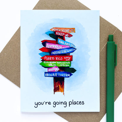 Going Places Card - Case of 6