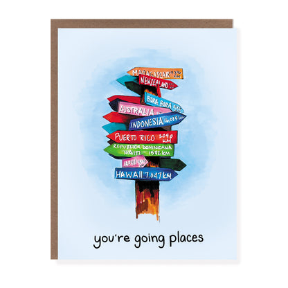 Going Places Card - Case of 6