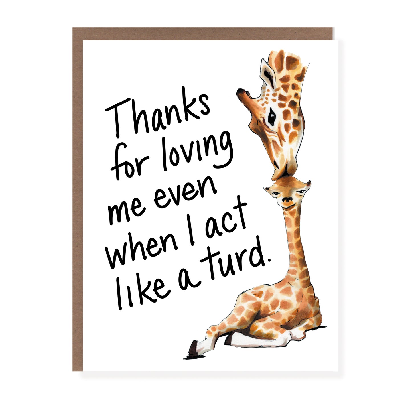 Giraffe Parent Card - Case of 6