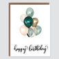 Round Balloon Birthday Card - Case of 6