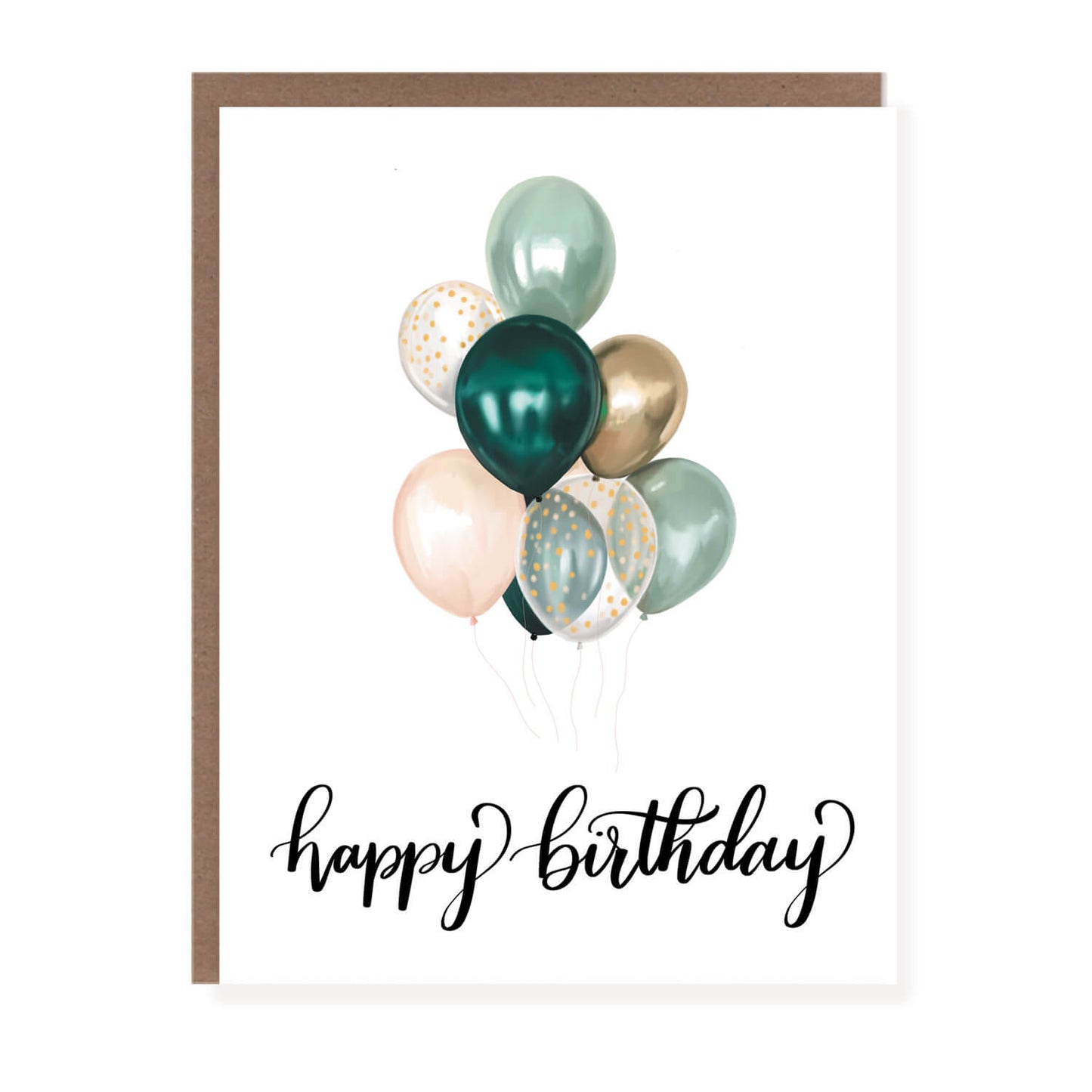 Round Balloon Birthday Card - Case of 6