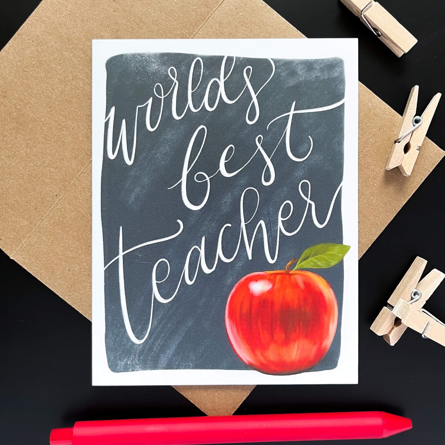 Best Teacher Card - Case of 6