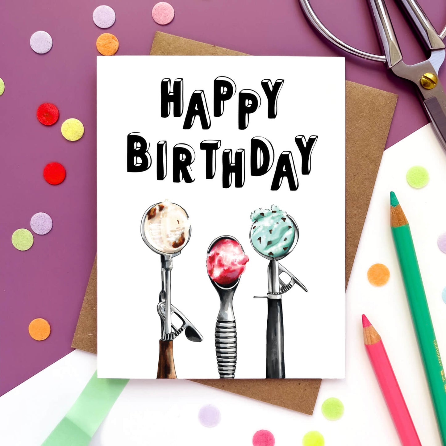 Scoop Birthday Card - Case of 6