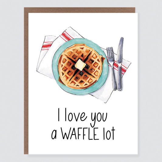 Waffle Lot Love Card - Case of 6