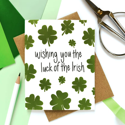 Irish Luck St. Patty's Day Card - Case of 6