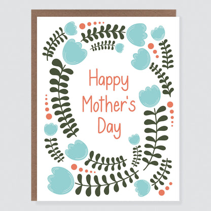 Mother's Day Wreath Card - Case of 6