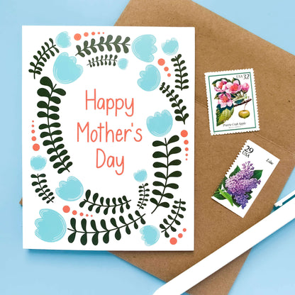 Mother's Day Wreath Card - Case of 6