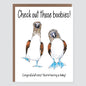 Boobies Pregnancy Card - Case of 6