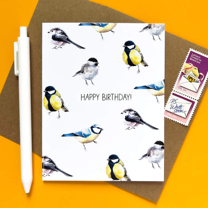 Happy Birthday Birds Card - Case of 6