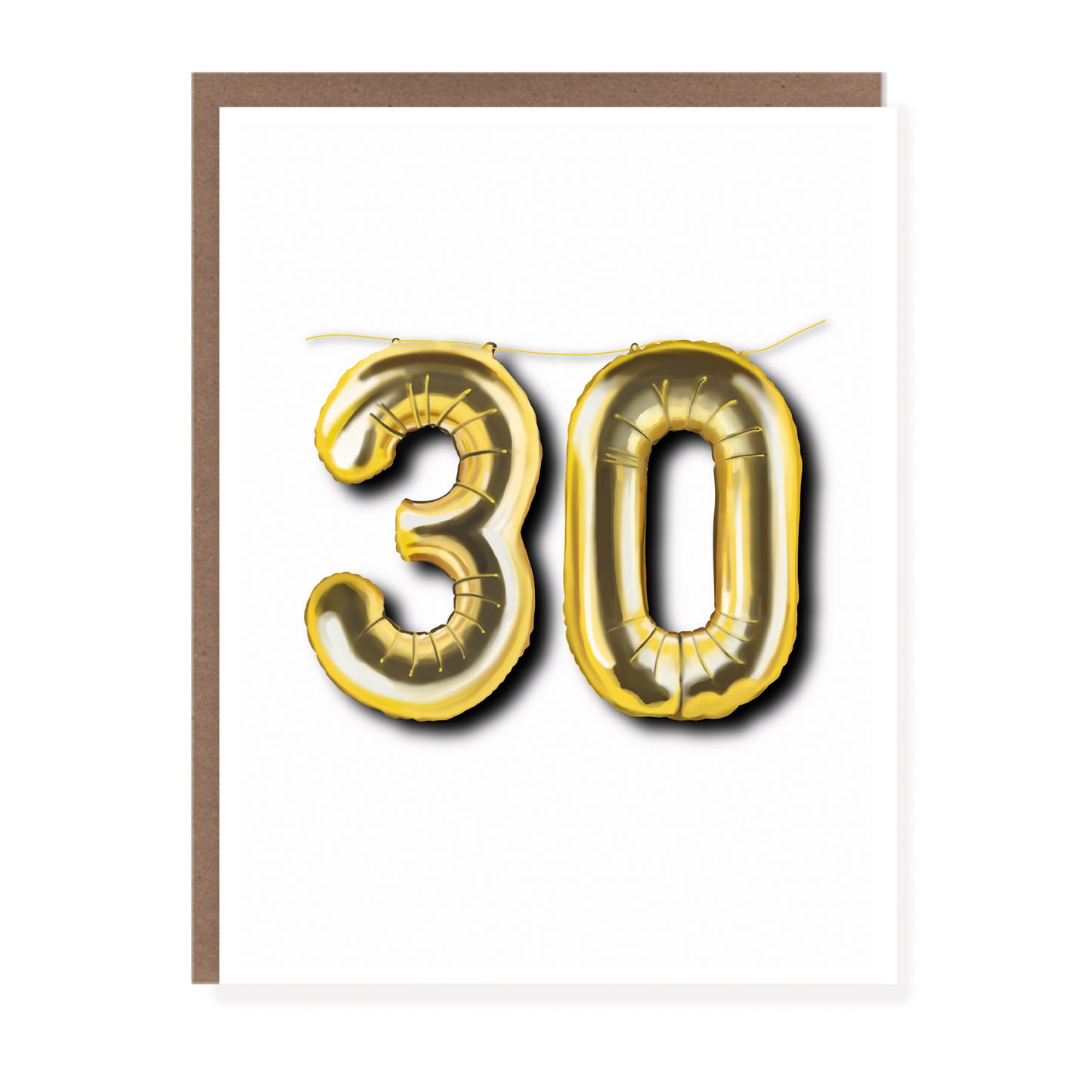 30 Balloon Birthday Card - Case of 6