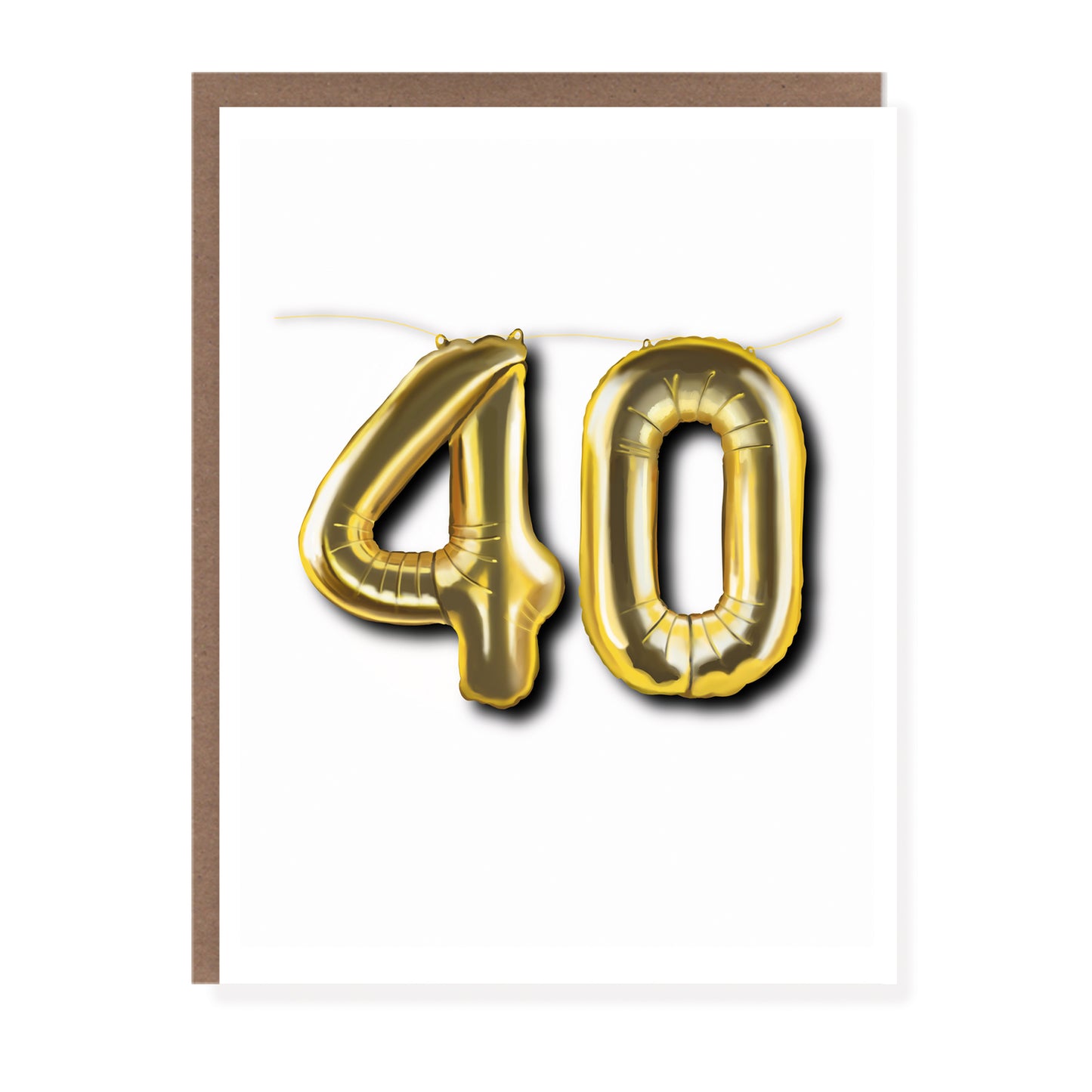 40 Balloon Birthday Card - Case of 6