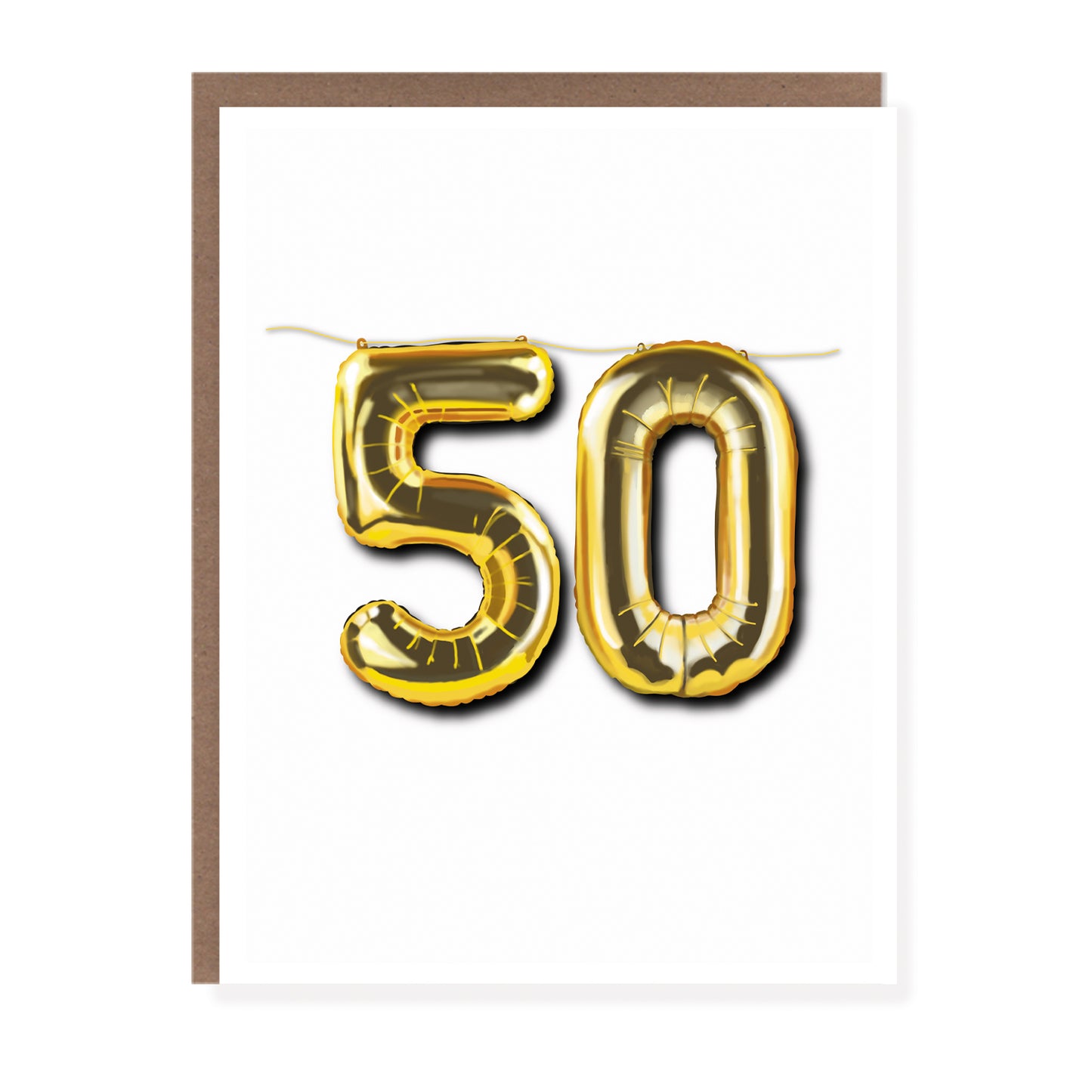 50 Balloon Birthday Card - Case of 6