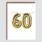 60 Balloon Birthday Card - Case of 6