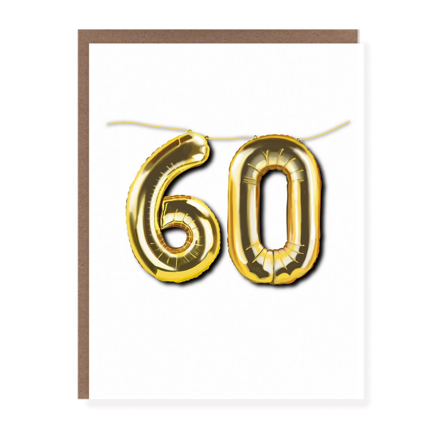 60 Balloon Birthday Card - Case of 6