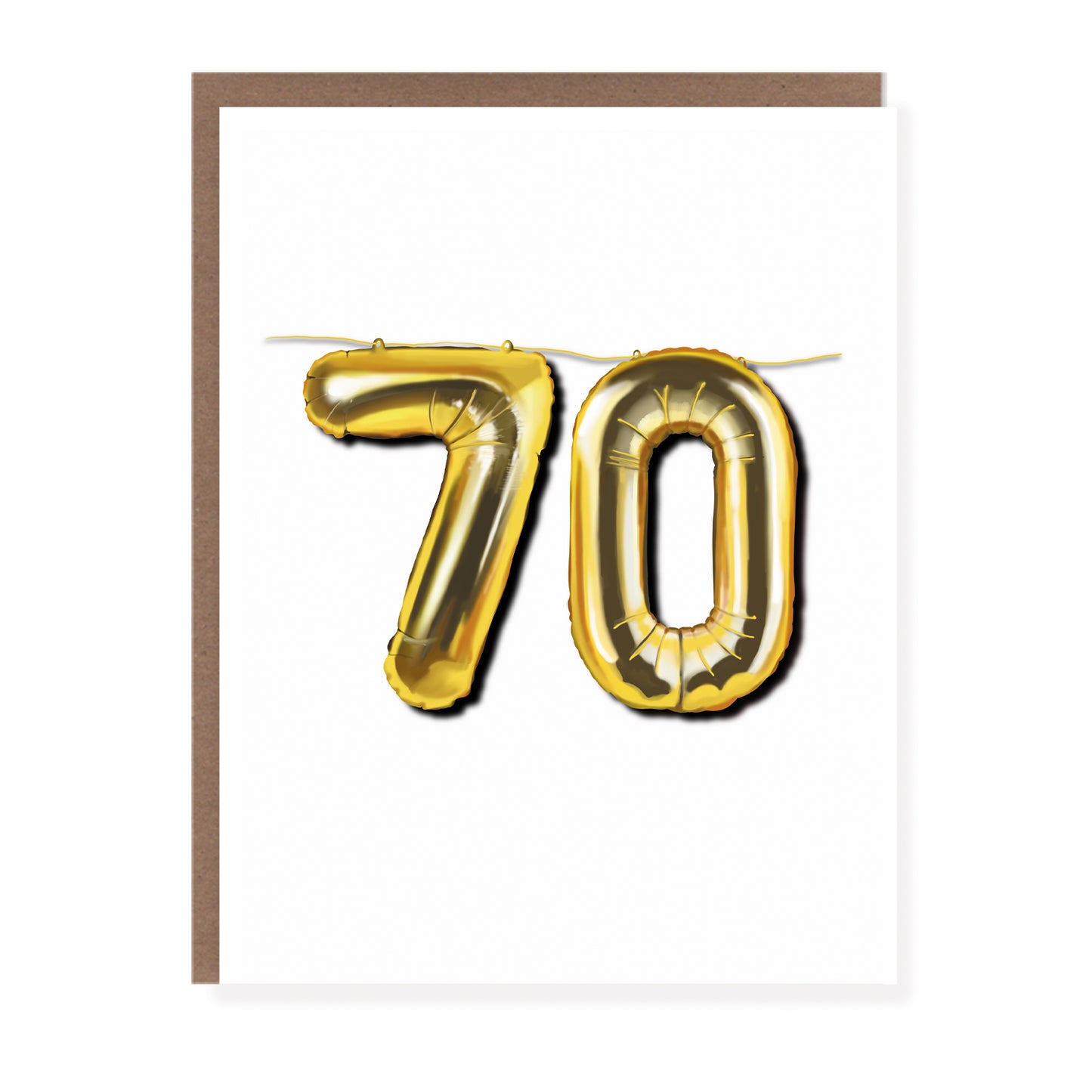 70 Balloon Birthday Card - Case of 6