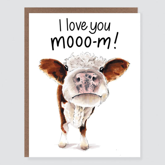 Love You Moo-m Card - Case of 6