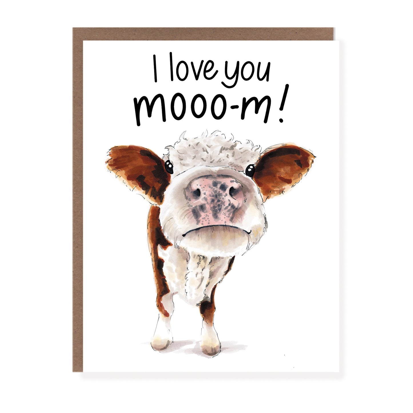 Love You Moo-m Card - Case of 6