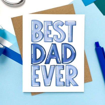 Best Dad Ever Father's Day Card - Case of 6