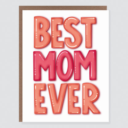 Best Mom Ever Mother's Day Card - Case of 6