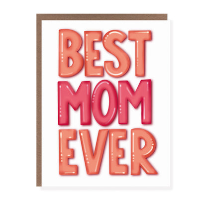 Best Mom Ever Mother's Day Card - Case of 6