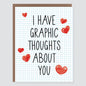 Graphic Thoughts Card - Case of 6