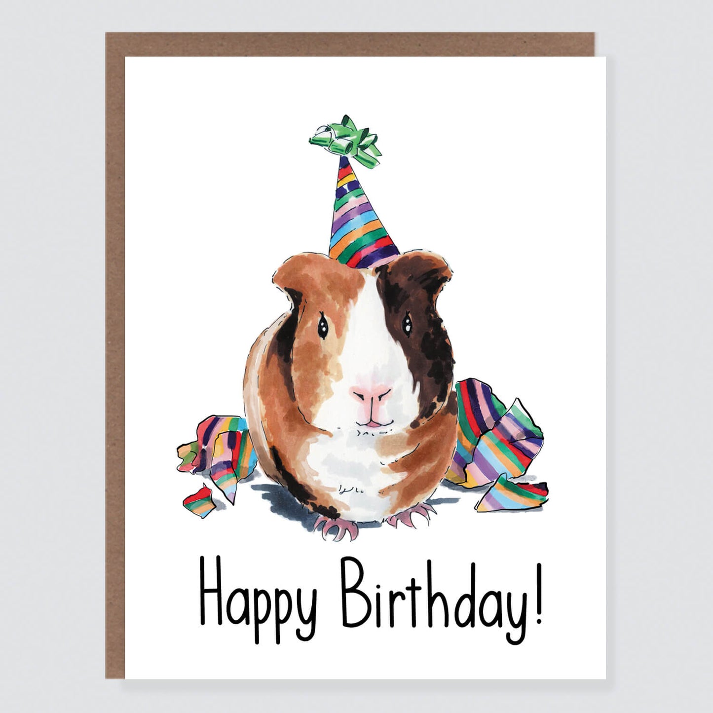 Guinea Pig Birthday Card - Case of 6