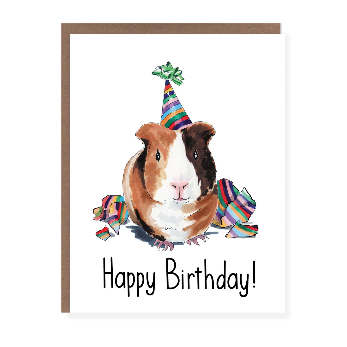 Guinea Pig Birthday Card - Case of 6