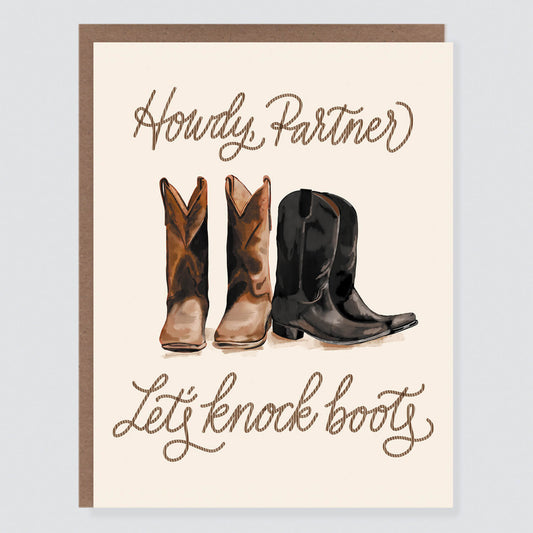 Knock Boots Card - Case of 6