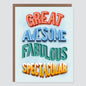 Great Awesome Card - Case of 6