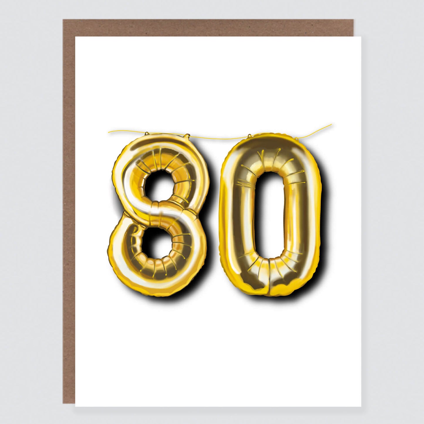 80 Balloon Birthday Card - Case of 6