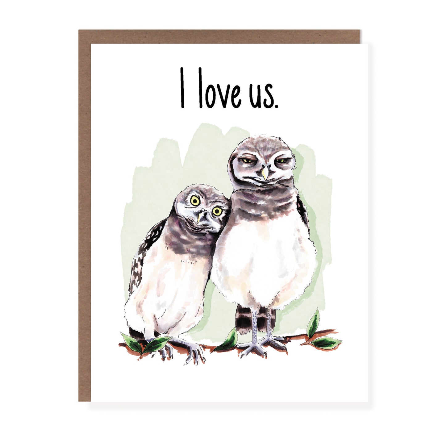 I Love Us Owls Card - Case of 6