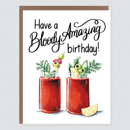 Bloody Mary Birthday Card - Case of 6