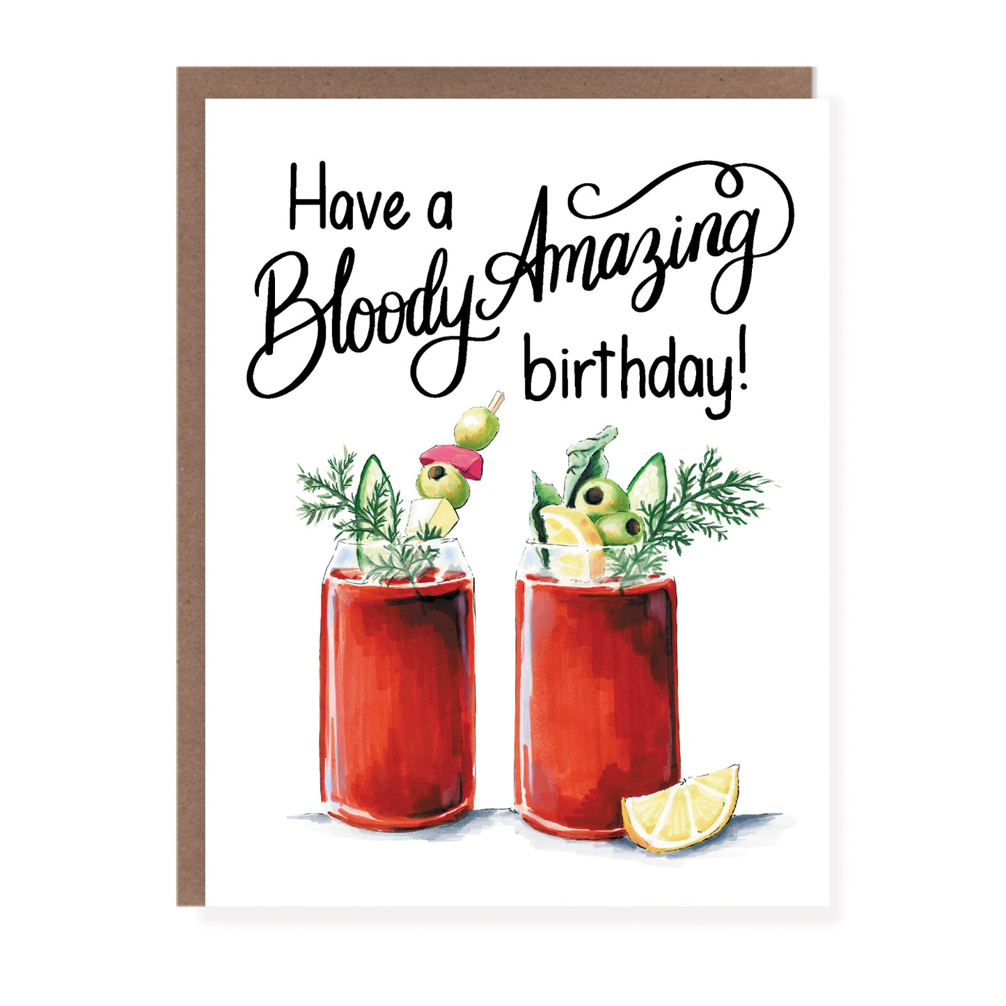 Bloody Mary Birthday Card - Case of 6