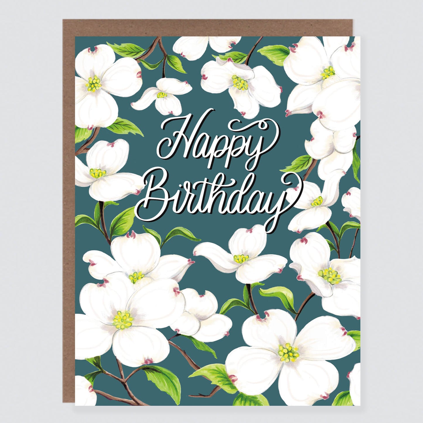 Dogwood Floral Birthday Card - Case of 6