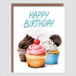 Cupcake Birthday Card - Case of 6