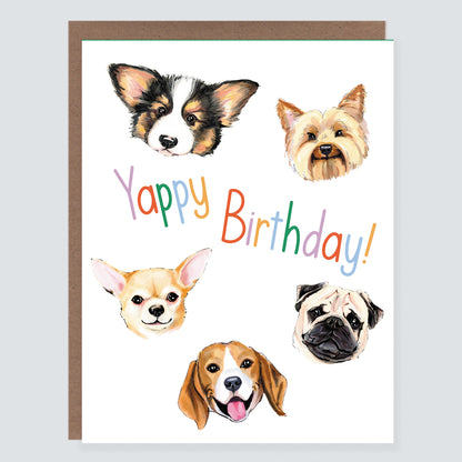 Dog Yappy Birthday Card - Case of 6