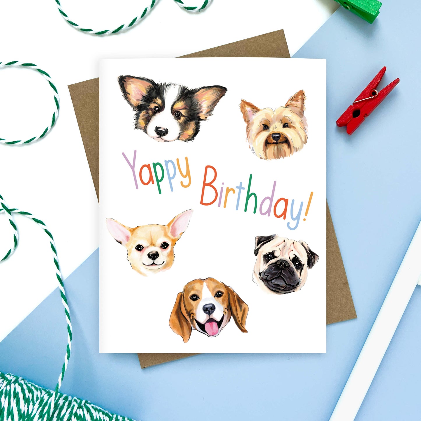 Dog Yappy Birthday Card - Case of 6