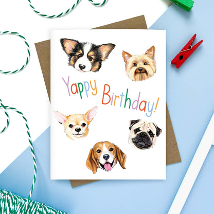 Dog Yappy Birthday Card - Case of 6
