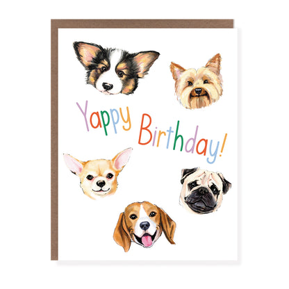 Dog Yappy Birthday Card - Case of 6