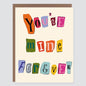 Mine Forever Ransom Note Love Card - Case of 6