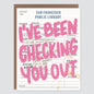 Checking You Out Book Love Card - Case of 6